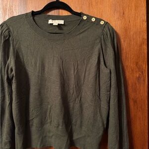 Michael Kors Dark Green Knit Sweater - Size XL